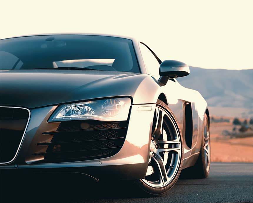 Audi Front to Side View Audi Front to Side View